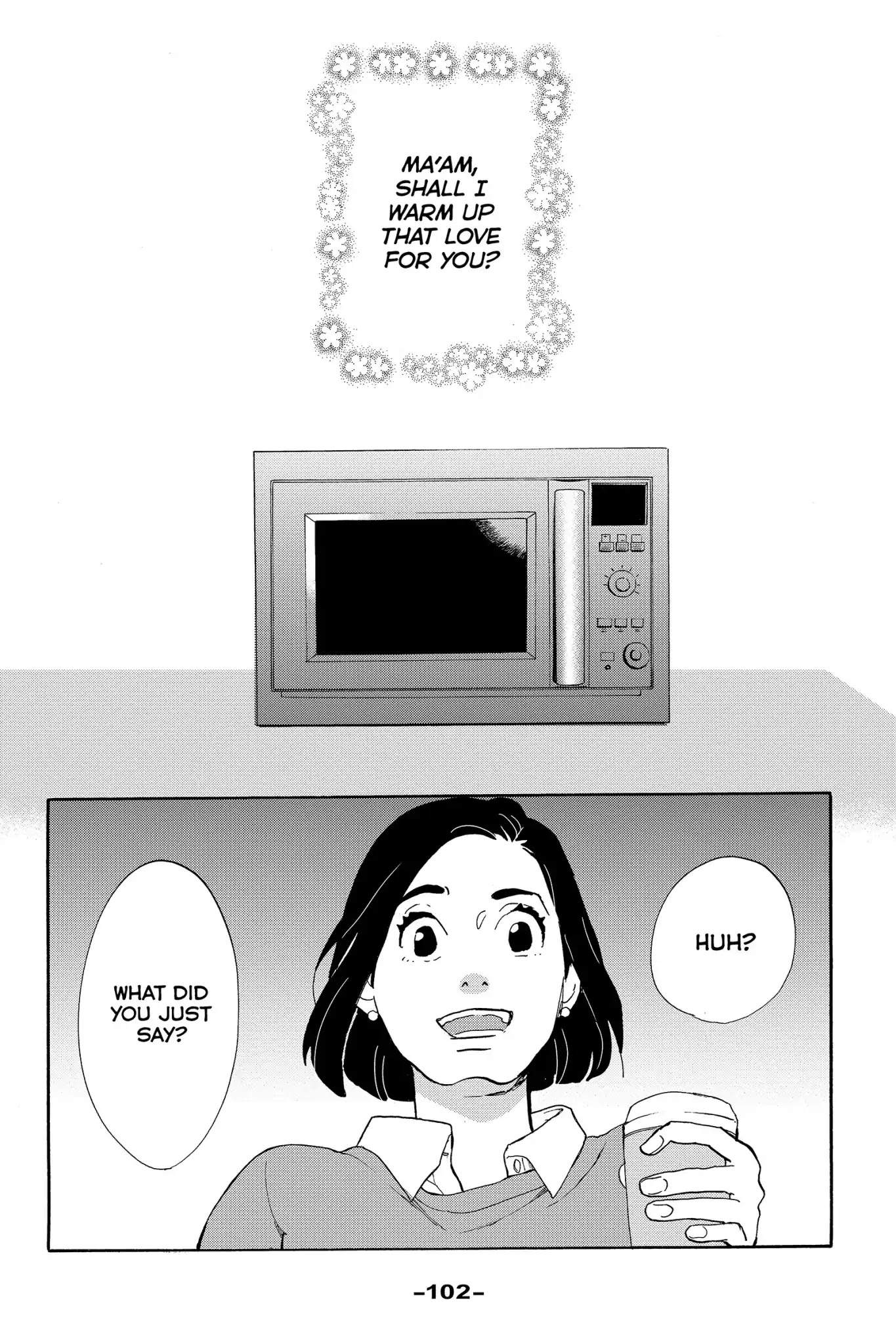 Toukyou Tarareba Musume Chapter 22 page 2 - Chapter 22: Act 22: Microwave Woman