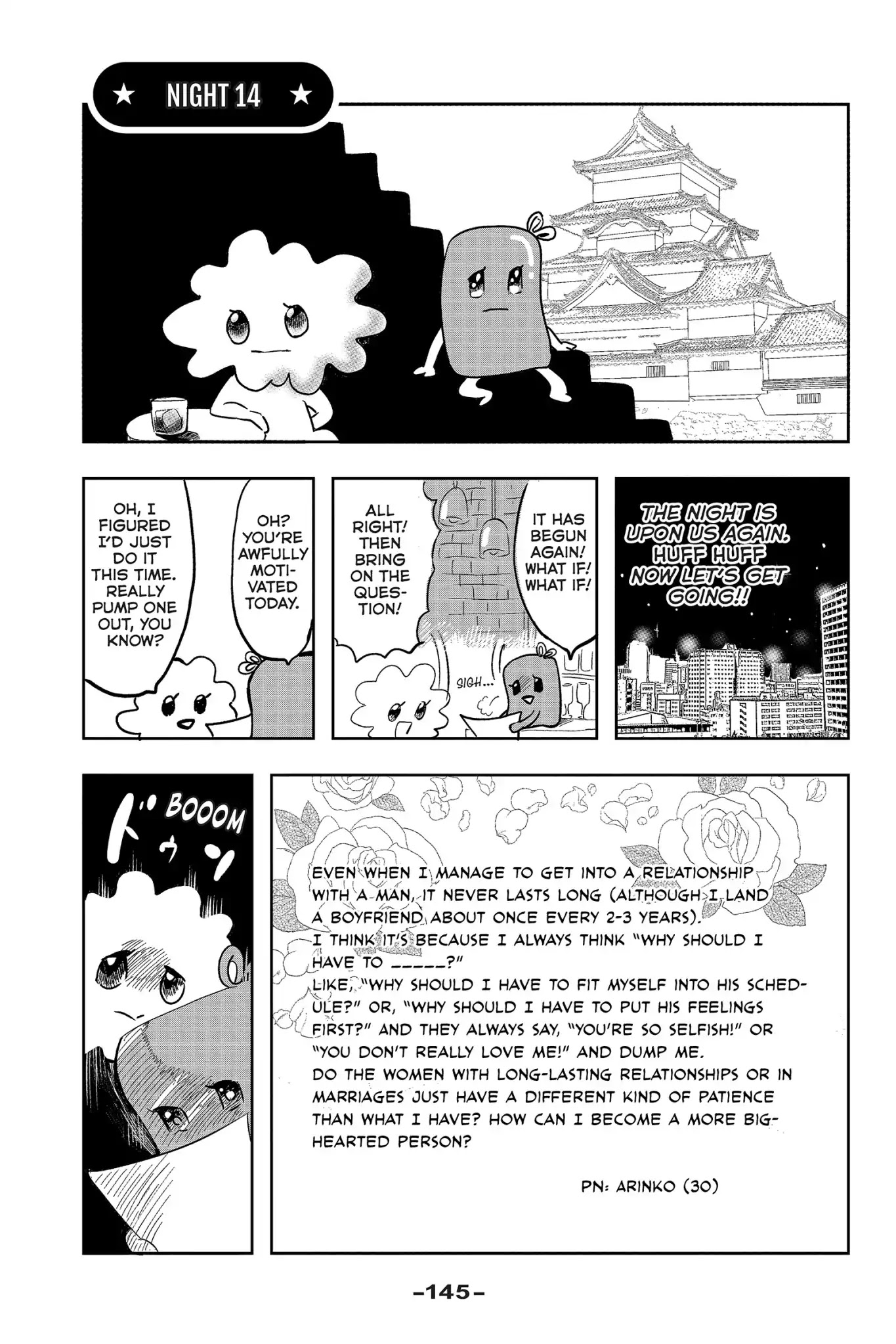 Toukyou Tarareba Musume Chapter 25.7 page 1 - Chapter 25.7: Side Story: Tarare-Bar (Night 14)