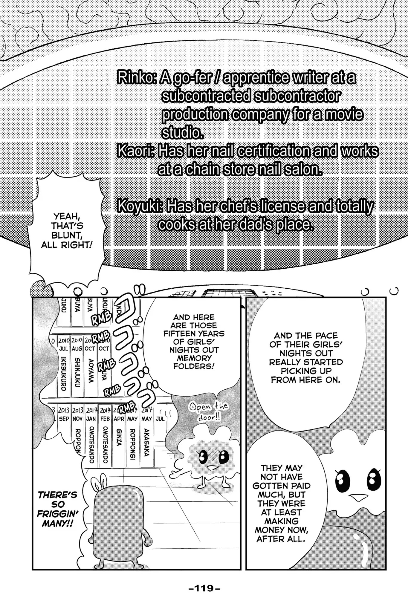 Toukyou Tarareba Musume Chapter 27.5 page 32 - Chapter 27.5: Vol.8 Act 0: Before Tarareba Girls