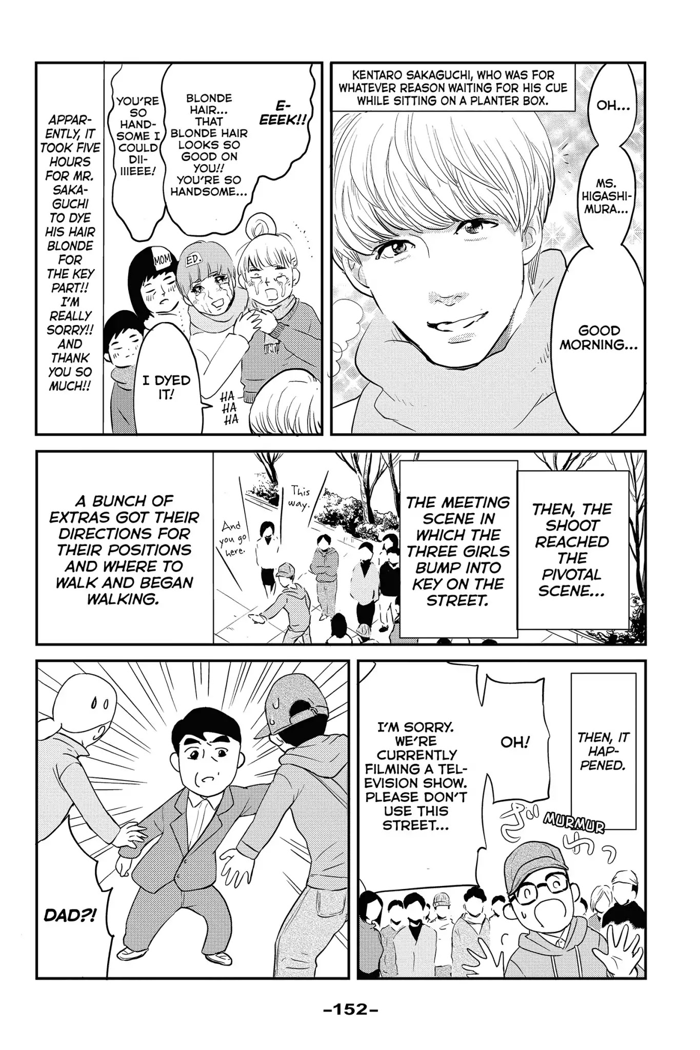 Toukyou Tarareba Musume Chapter 27.8 page 4 - Chapter 27.8: Side Story: Drama Shoot On-Location Report