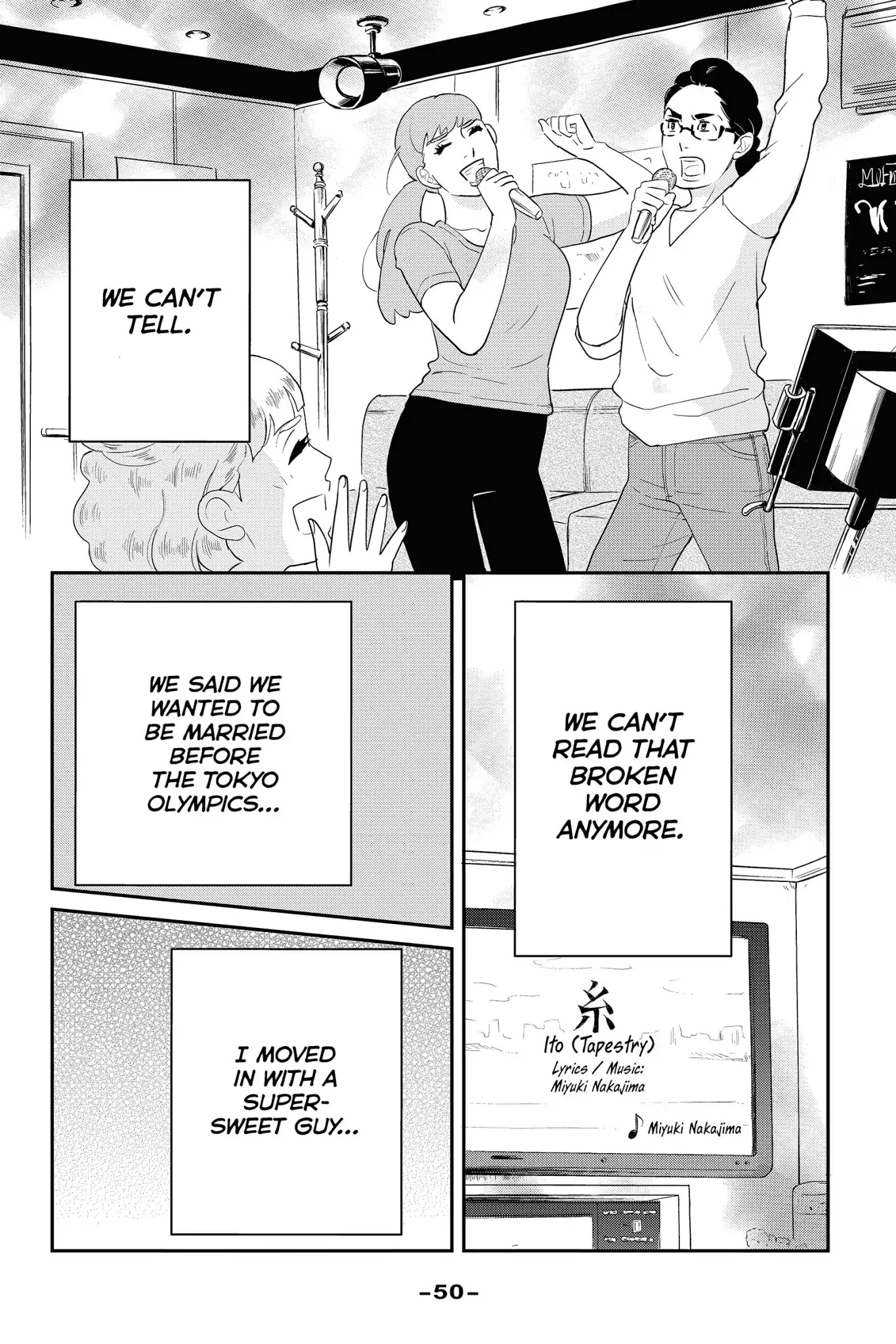 Toukyou Tarareba Musume Chapter 28 page 52 - Chapter 28: Act 28: The Broken-Down Woman