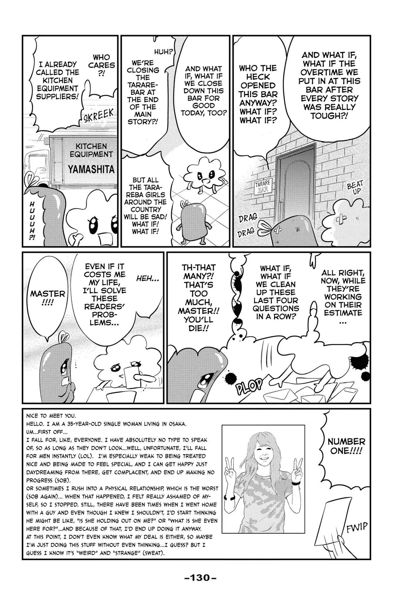Toukyou Tarareba Musume Chapter 29.6 page 2 - Chapter 29.6: Side Story: Tarare-Bar (Night 18)