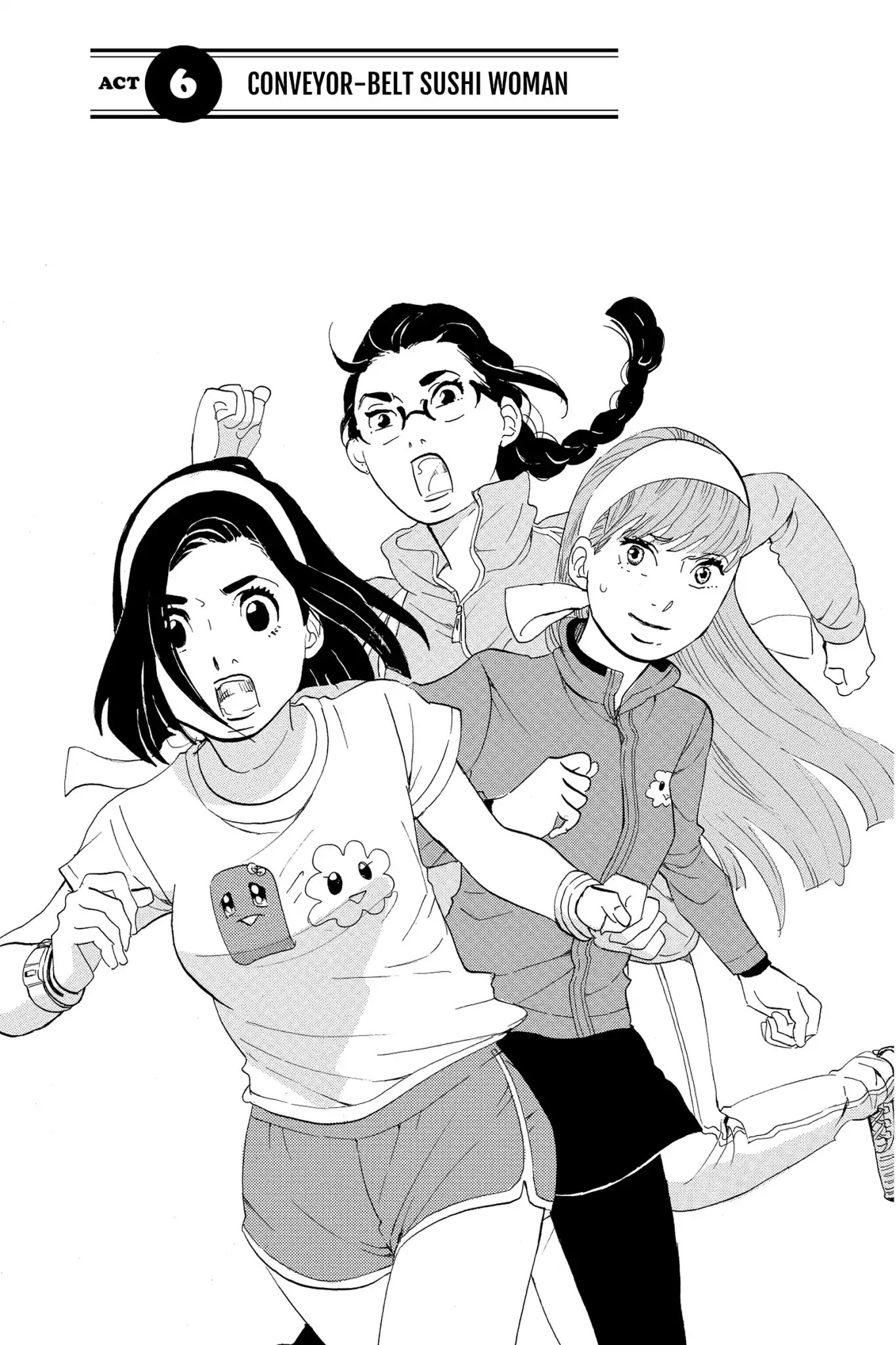 Toukyou Tarareba Musume Chapter 6 page 1 - Chapter 6: Act 6: Conveyor - Belt Sushi Woman