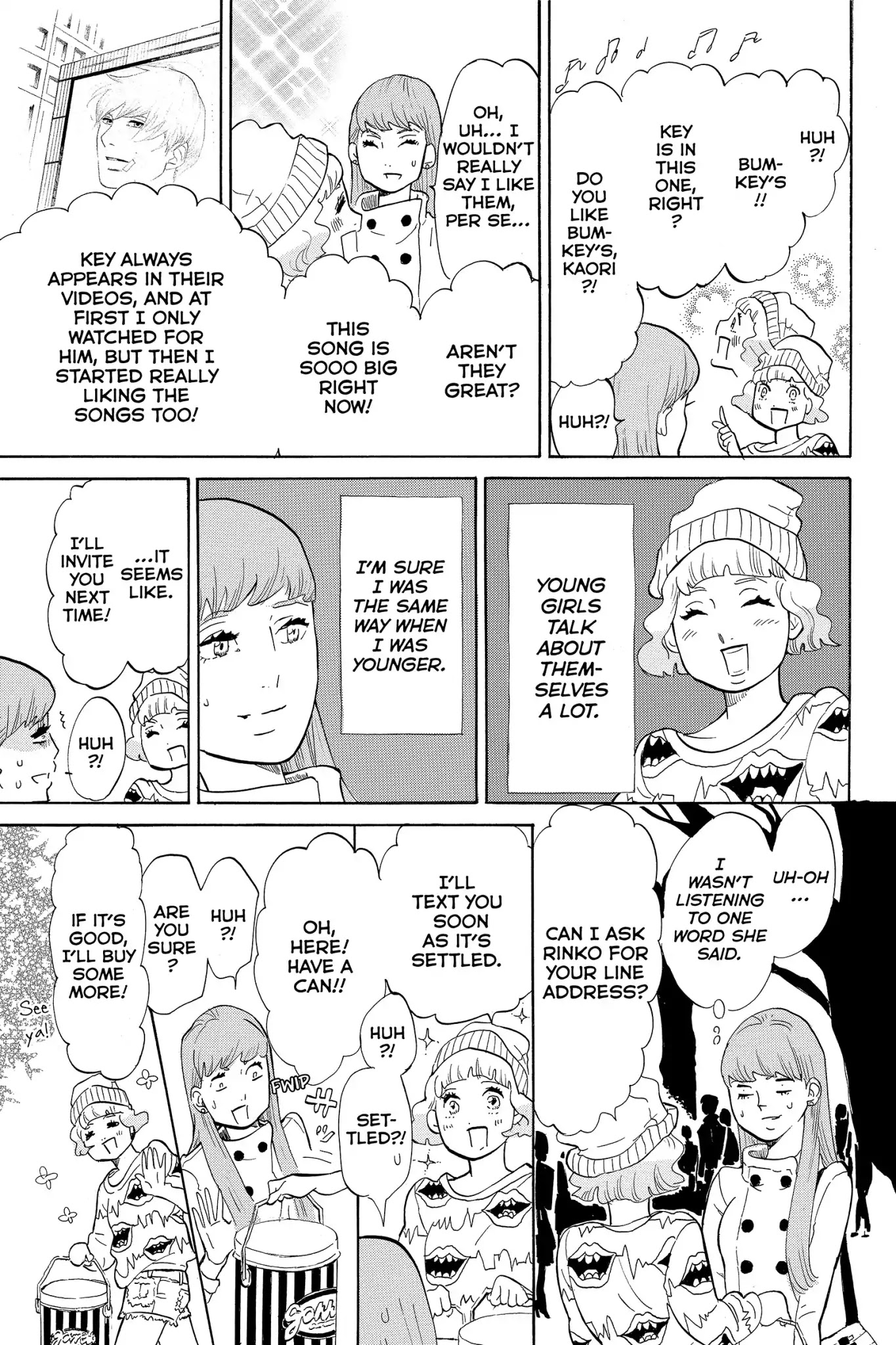 Toukyou Tarareba Musume Chapter 6 page 13 - Chapter 6: Act 6: Conveyor - Belt Sushi Woman