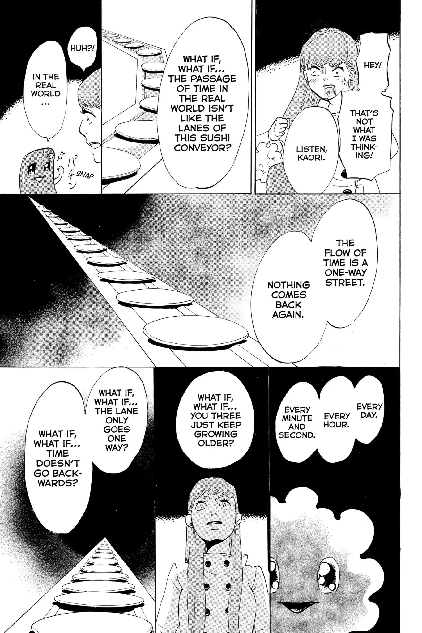 Toukyou Tarareba Musume Chapter 6 page 37 - Chapter 6: Act 6: Conveyor - Belt Sushi Woman