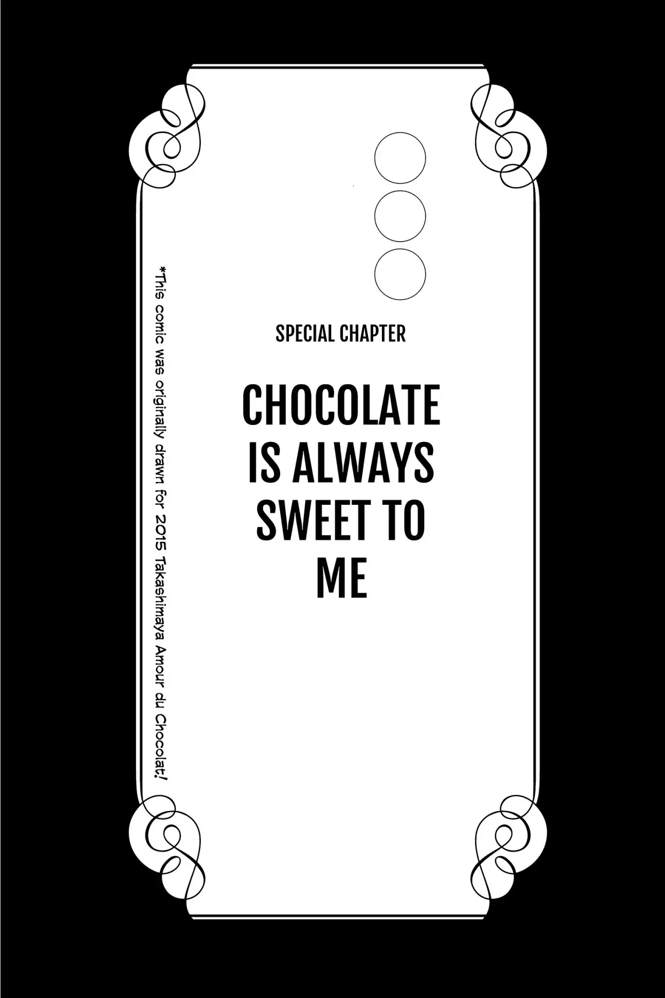 Toukyou Tarareba Musume Chapter 8.5 page 1 - Vol.2 Special Chapter: Chocolate Is Always Sweet to Me