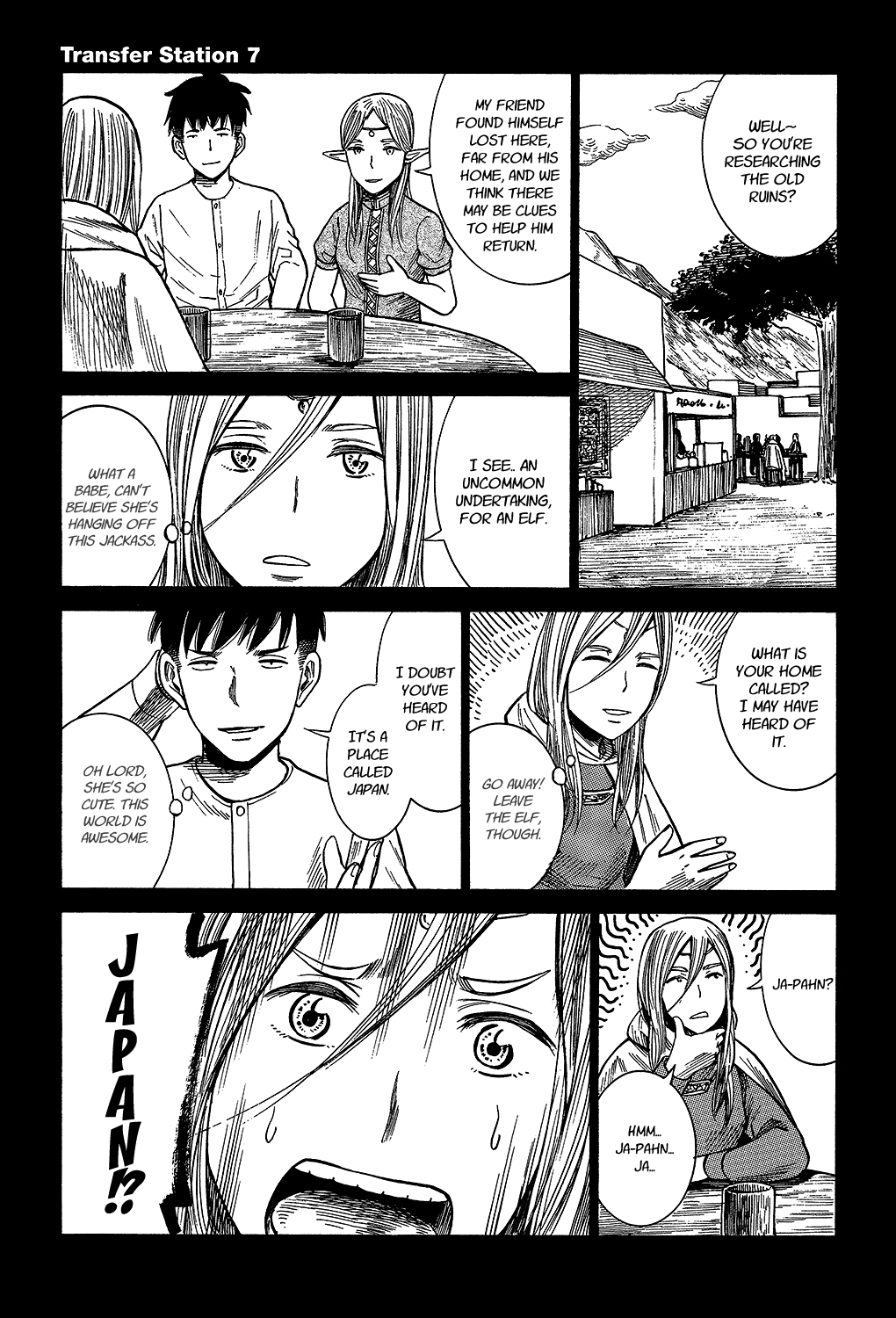 Toukyouhatsu Isekai Yuki Chapter 8 page 1 - Chapter 8: Unlucky Horse