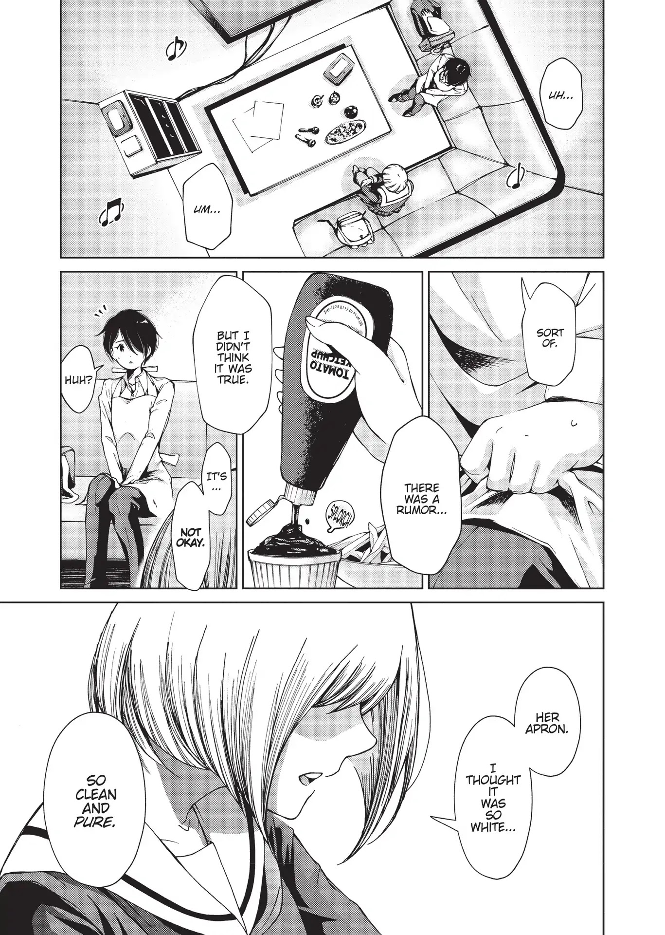Toumei na Usui Mizuiro ni Chapter 3.5 page 28 - Apron