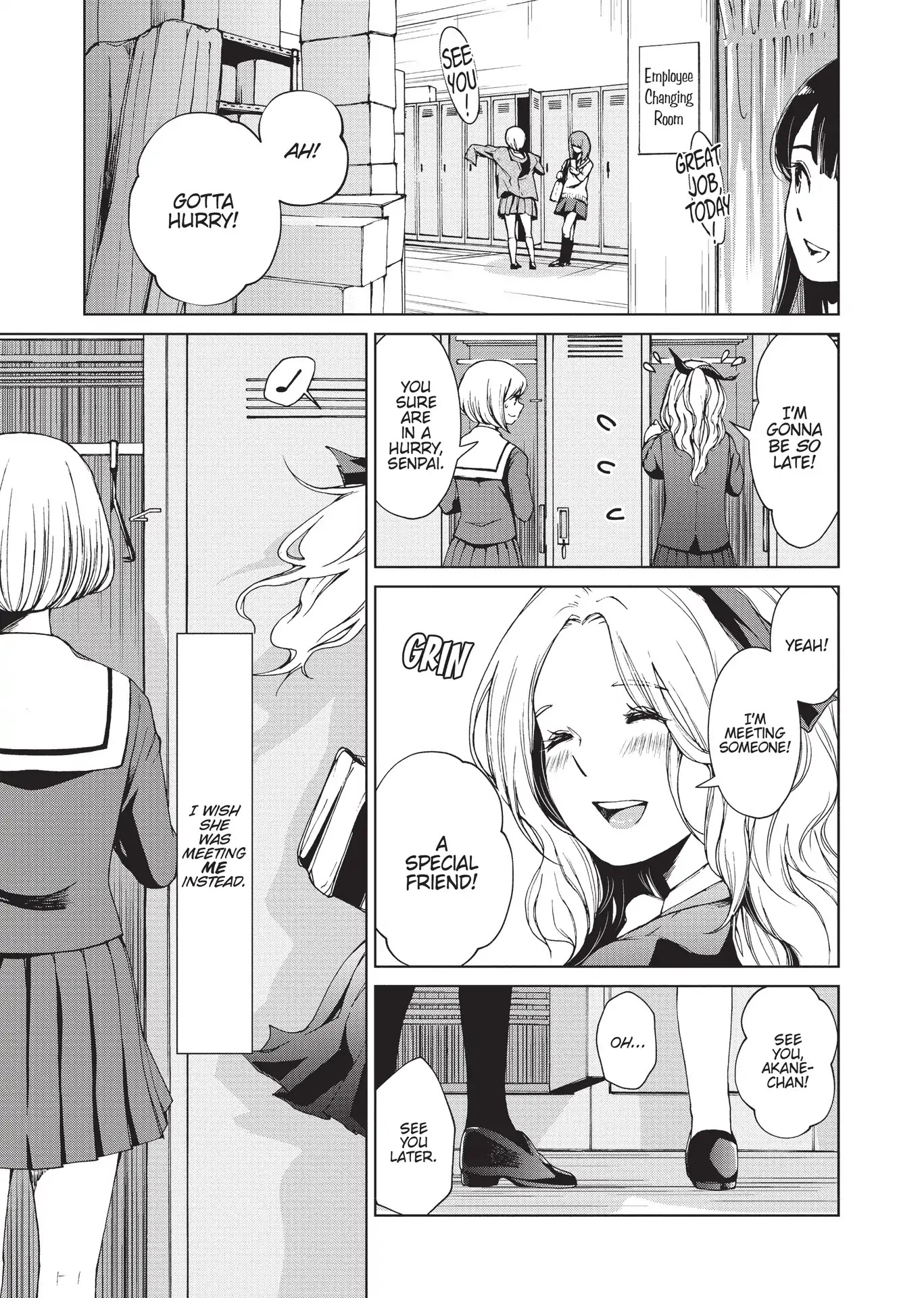 Toumei na Usui Mizuiro ni Chapter 3.5 page 8 - Apron
