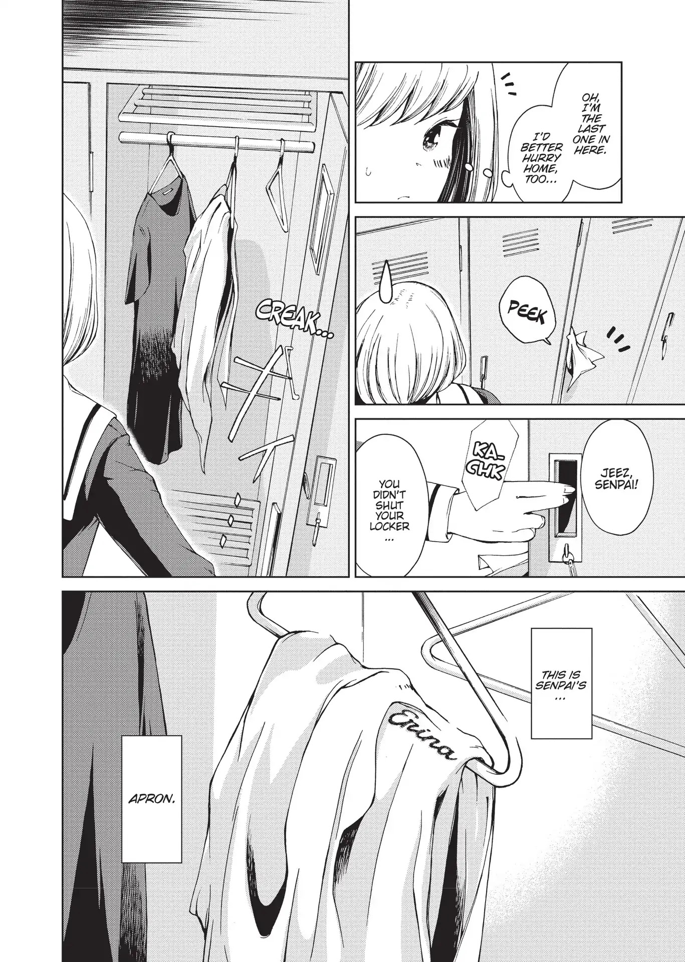 Toumei na Usui Mizuiro ni Chapter 3.5 page 9 - Apron
