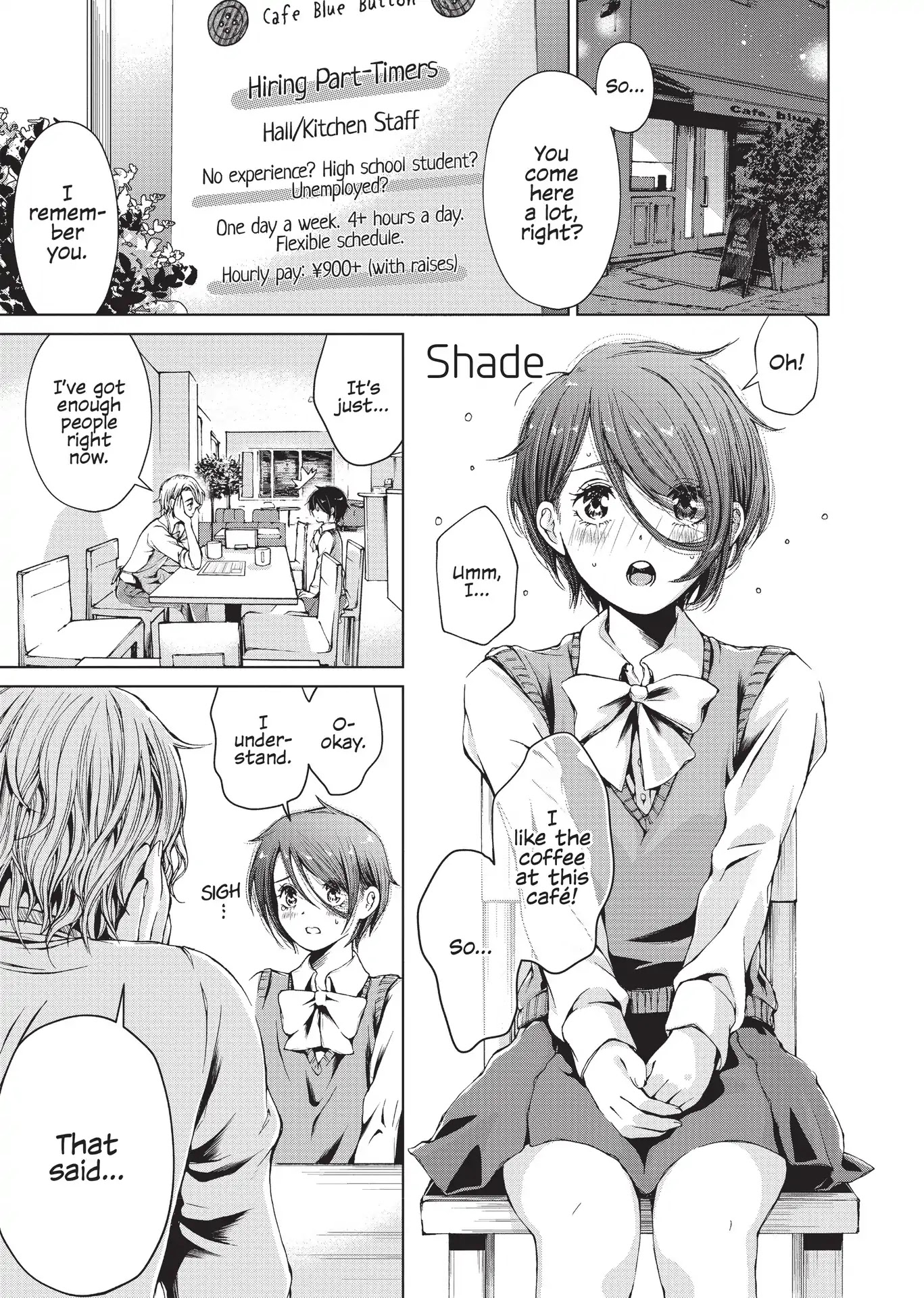 Toumei na Usui Mizuiro ni Chapter 3.6 page 1 - Shape