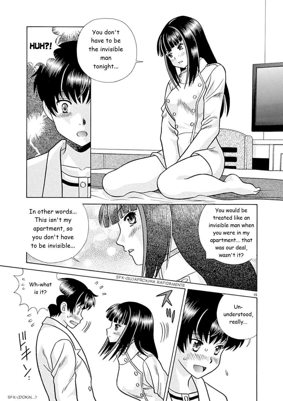 Toumei Ningen Kyoutei Chapter 17 page 15 - Chapter 17: I Will Not Become an Invisible Man!