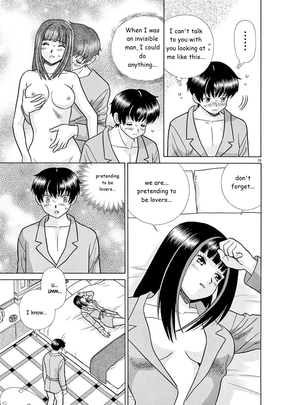 Toumei Ningen Kyoutei Chapter 18 page 13 - Chapter 18: I'm Seeing You Tonight