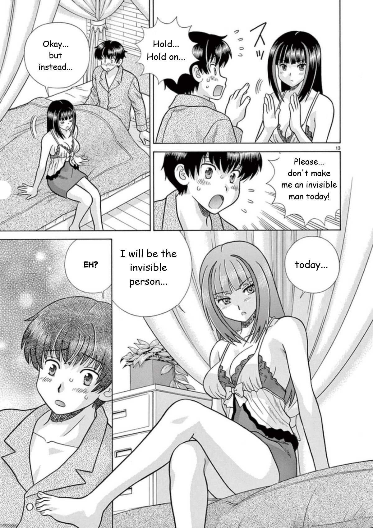 Toumei Ningen Kyoutei Chapter 25 page 13 - Chapter 25: I'm Back... Nanjou-san