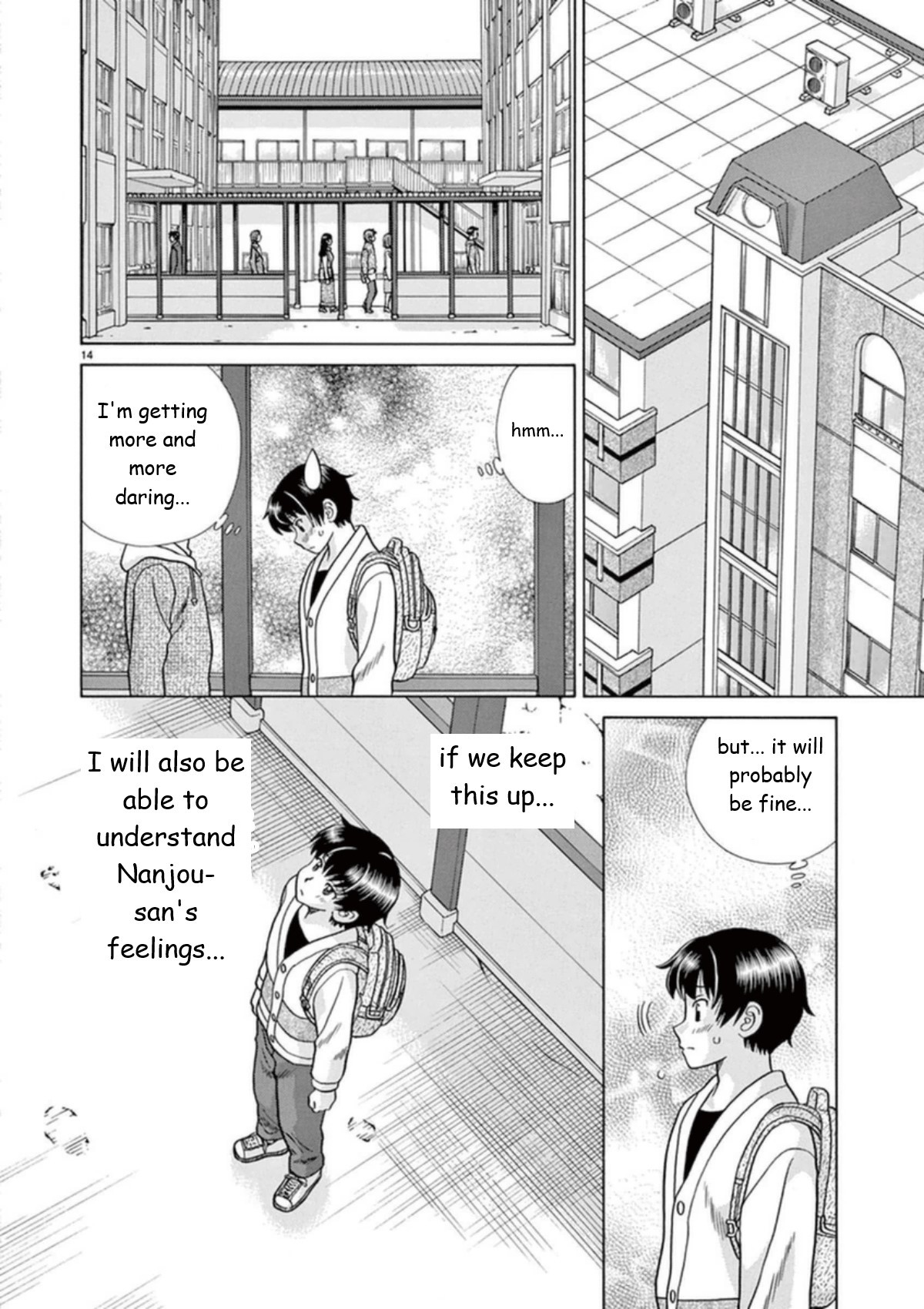 Toumei Ningen Kyoutei Chapter 26 page 14 - Chapter 26: I'm Here With You