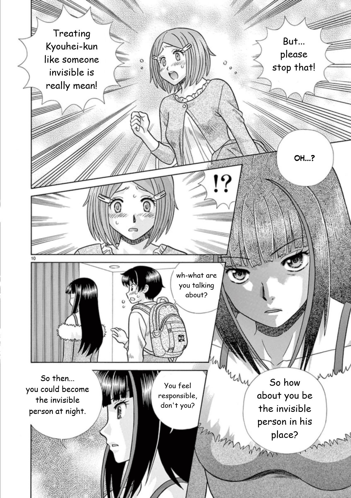 Toumei Ningen Kyoutei Chapter 27 page 10 - Chapter 27: I Will Be the Invisible Person