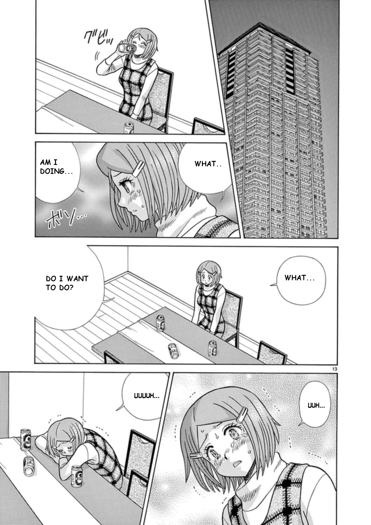 Toumei Ningen Kyoutei Chapter 30 page 13 - Chapter 30: Yuka-chan's feelings