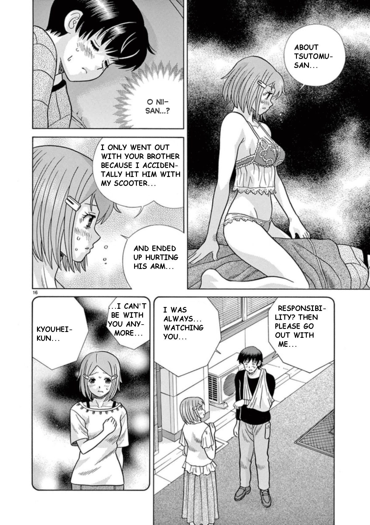 Toumei Ningen Kyoutei Chapter 30 page 16 - Chapter 30: Yuka-chan's feelings