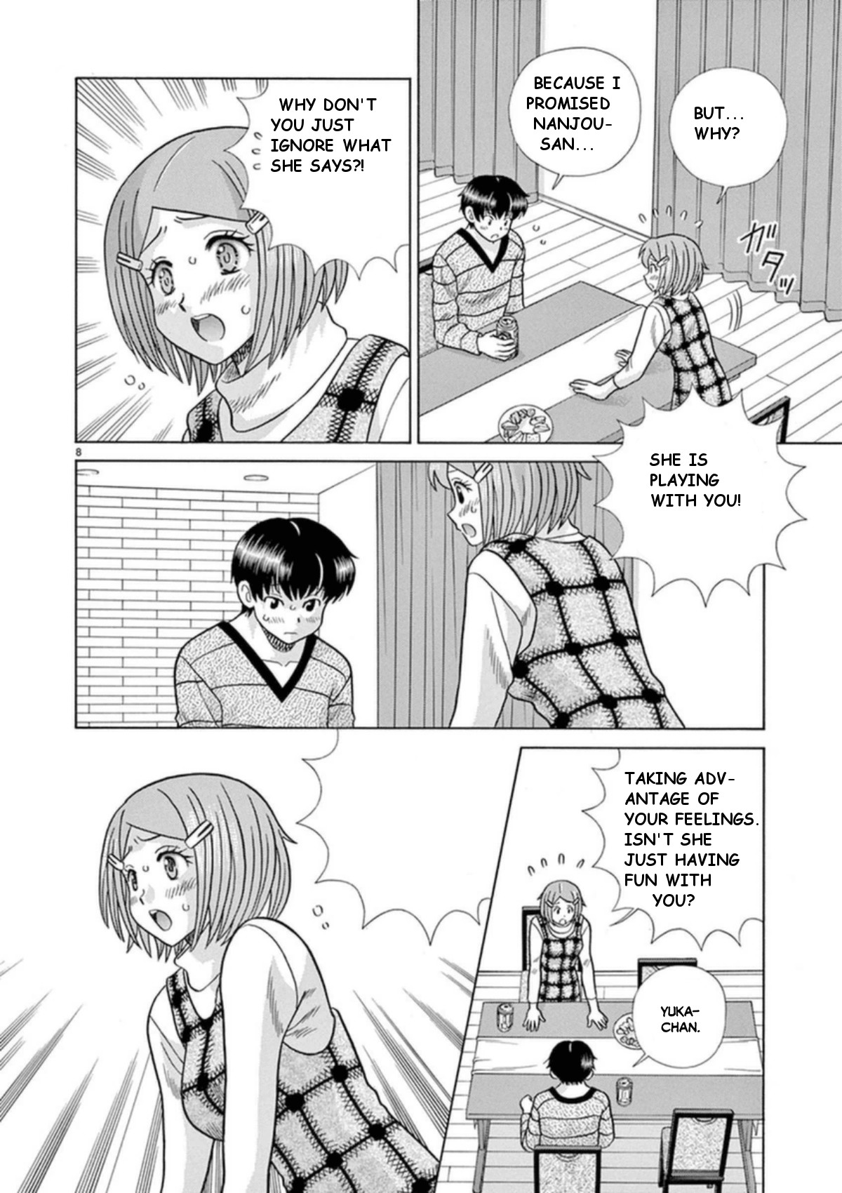 Toumei Ningen Kyoutei Chapter 30 page 8 - Chapter 30: Yuka-chan's feelings