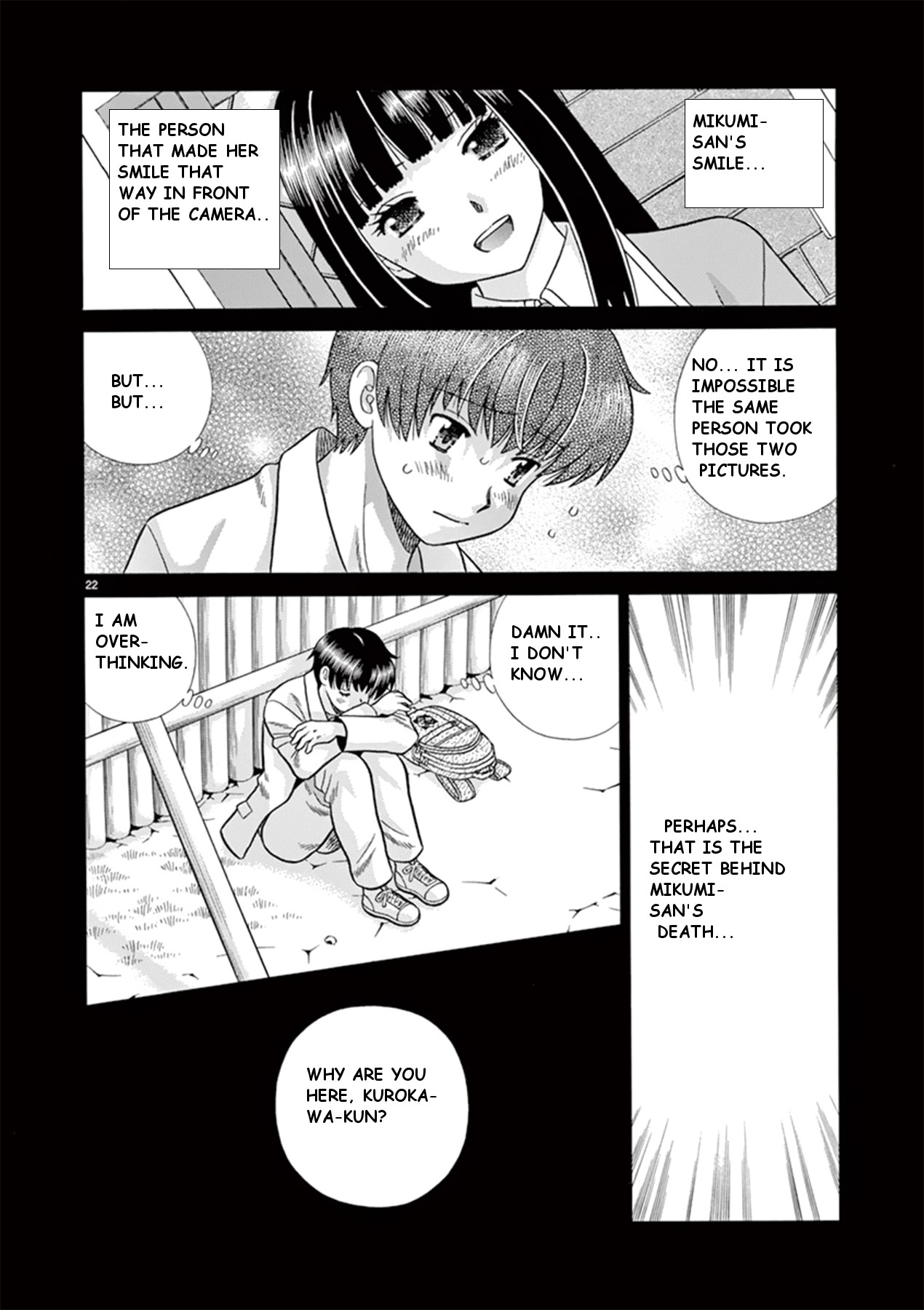 Toumei Ningen Kyoutei Chapter 36 page 22 - Chapter 36: Don't die