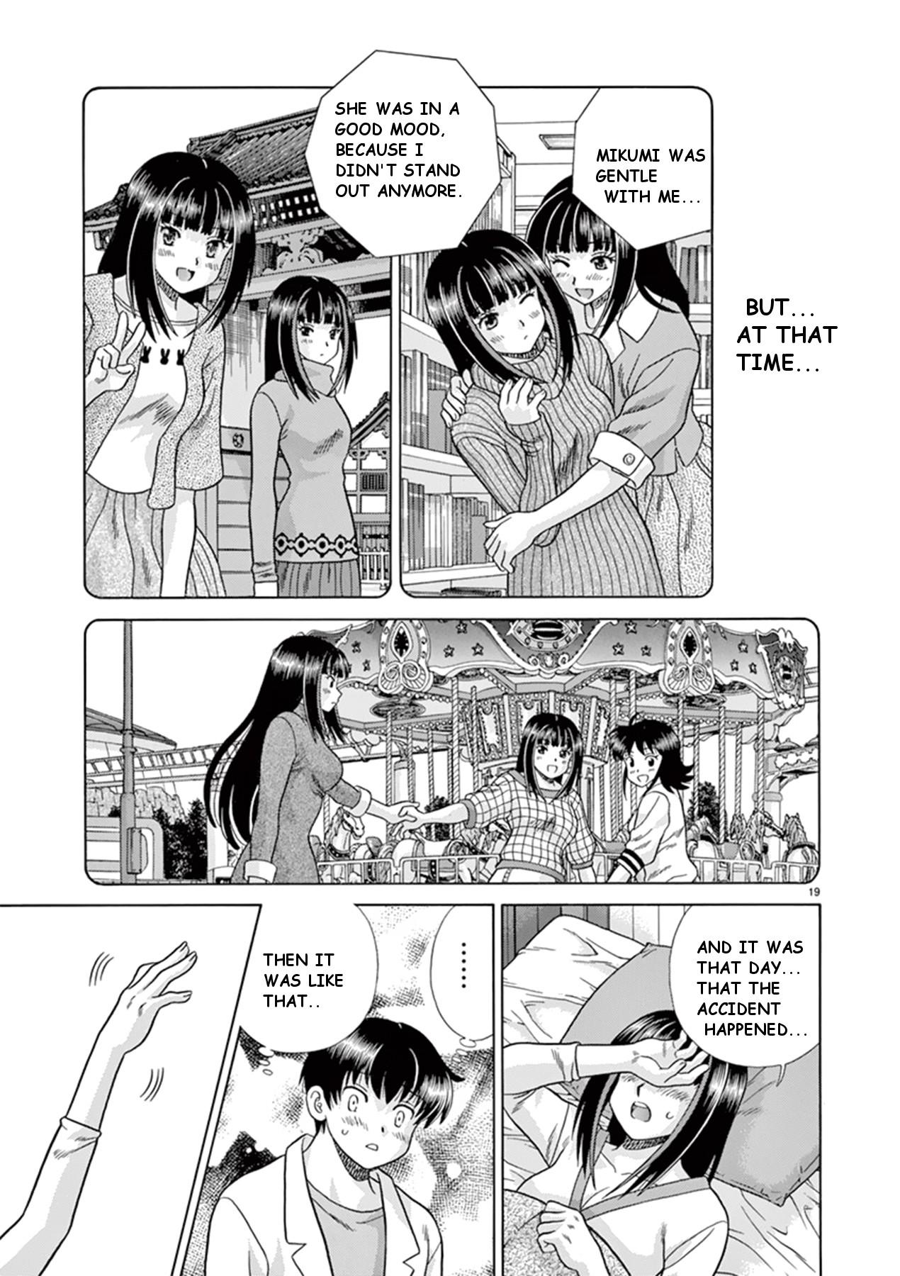 Toumei Ningen Kyoutei Chapter 37 page 19 - Chapter 37: To our place