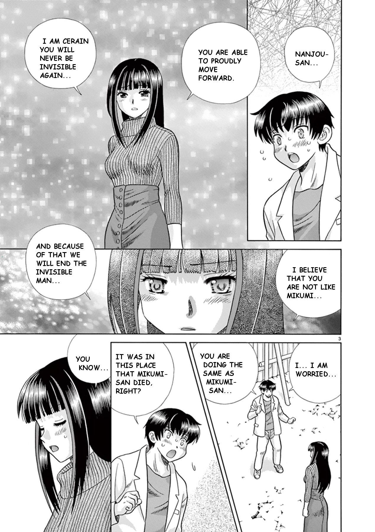 Toumei Ningen Kyoutei Chapter 37 page 3 - Chapter 37: To our place