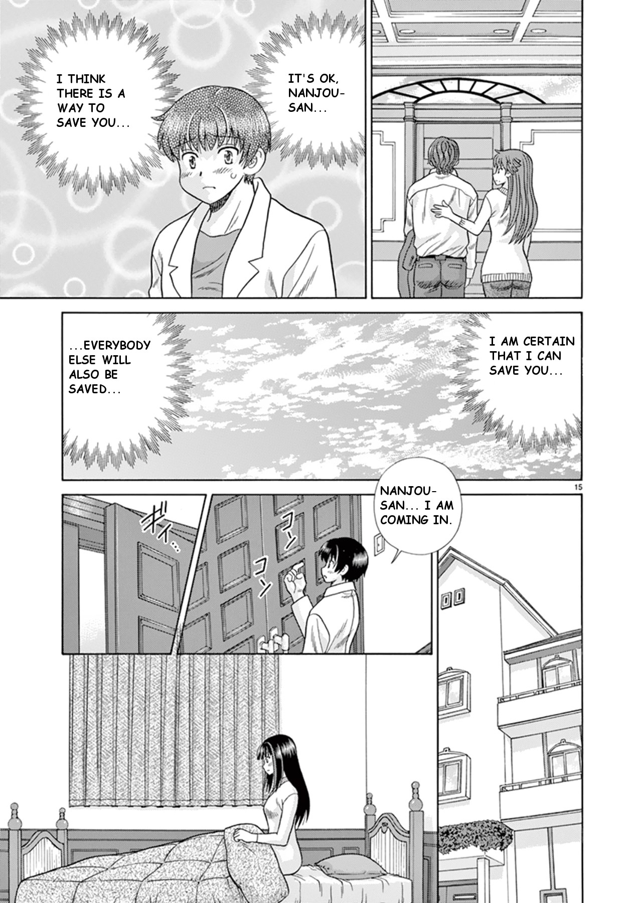 Toumei Ningen Kyoutei Chapter 38 page 15 - Chapter 38: I can't smile anymore