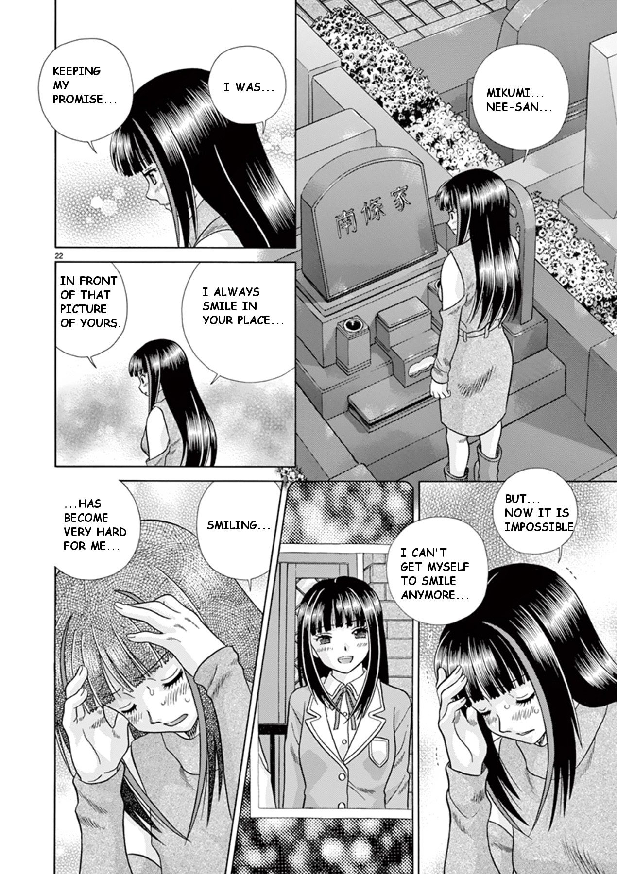 Toumei Ningen Kyoutei Chapter 38 page 22 - Chapter 38: I can't smile anymore