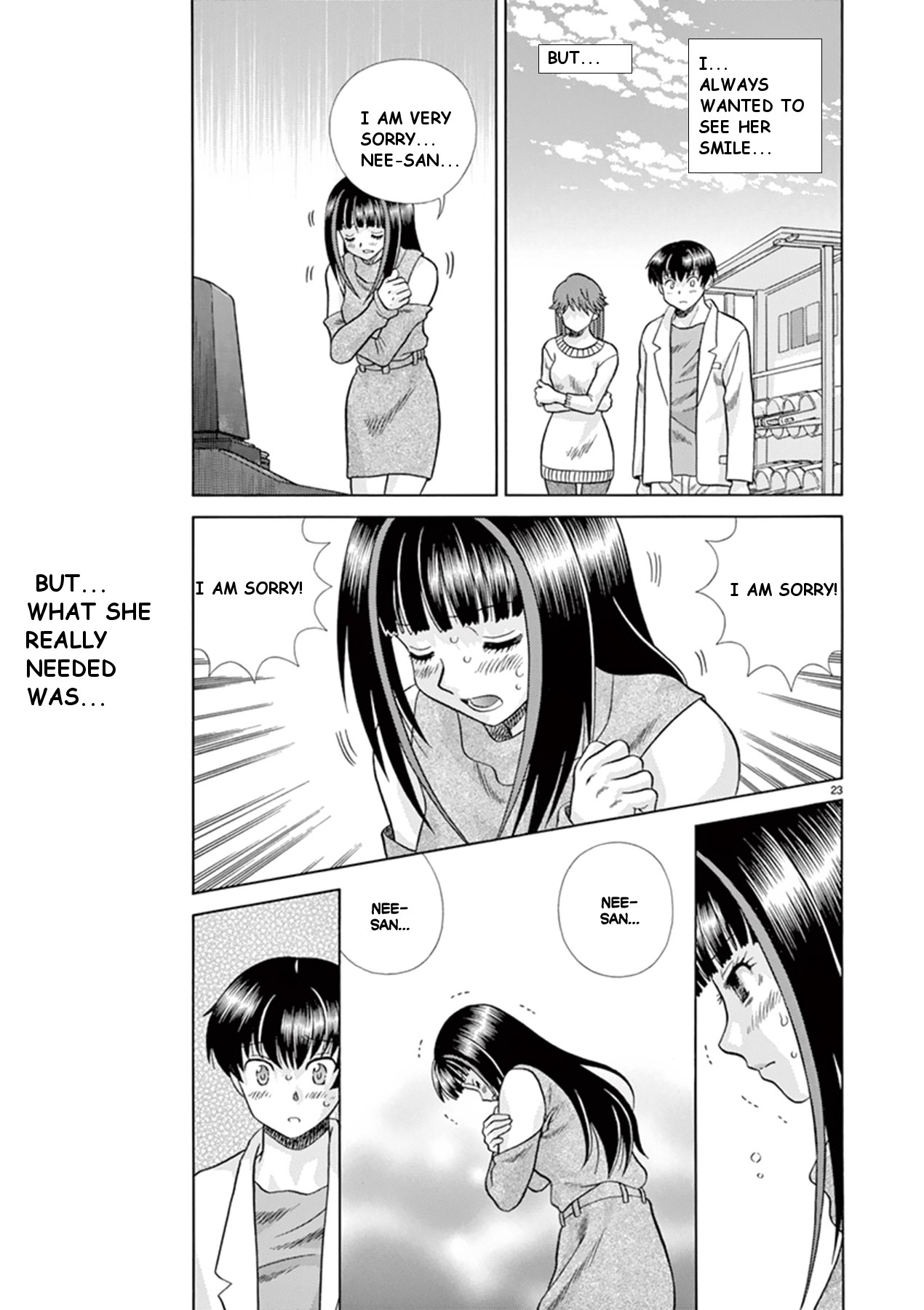 Toumei Ningen Kyoutei Chapter 38 page 23 - Chapter 38: I can't smile anymore