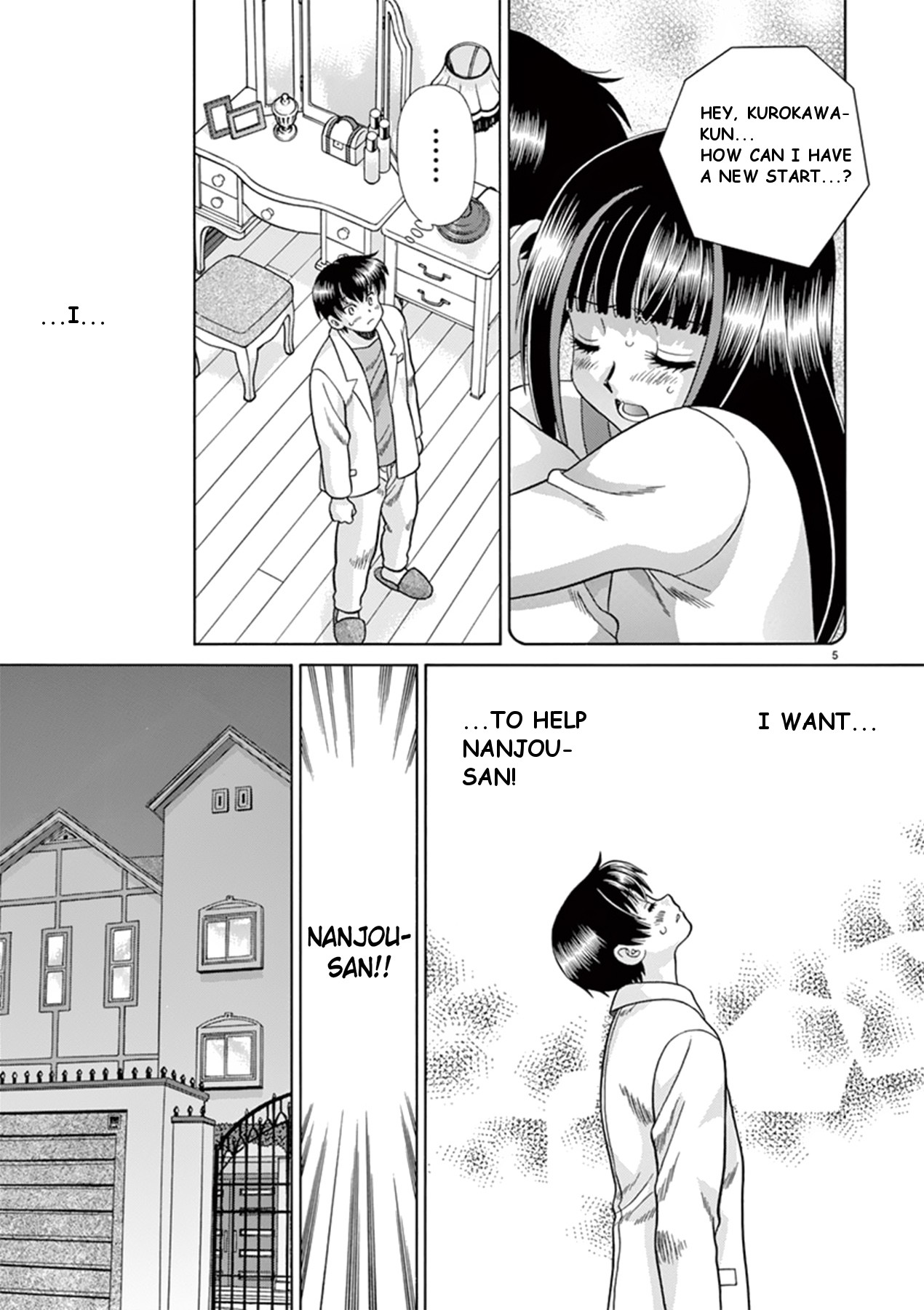 Toumei Ningen Kyoutei Chapter 38 page 5 - Chapter 38: I can't smile anymore