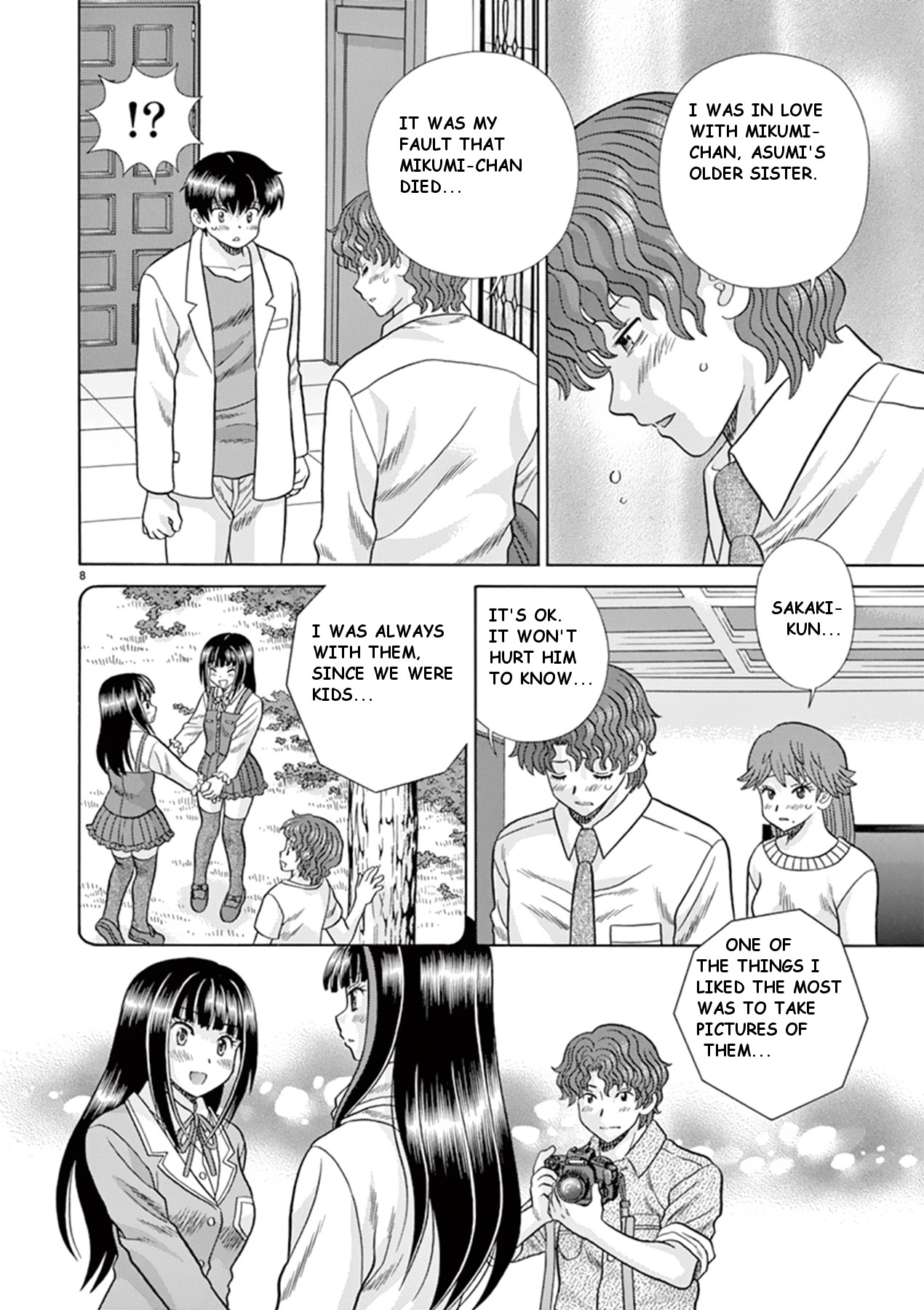 Toumei Ningen Kyoutei Chapter 38 page 8 - Chapter 38: I can't smile anymore