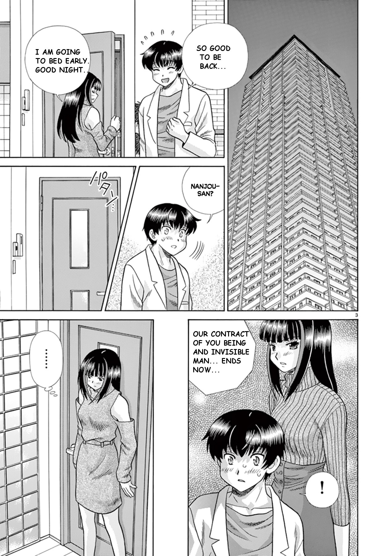 Toumei Ningen Kyoutei Chapter 39 page 3 - Chapter 39: Now we will become invisible persons