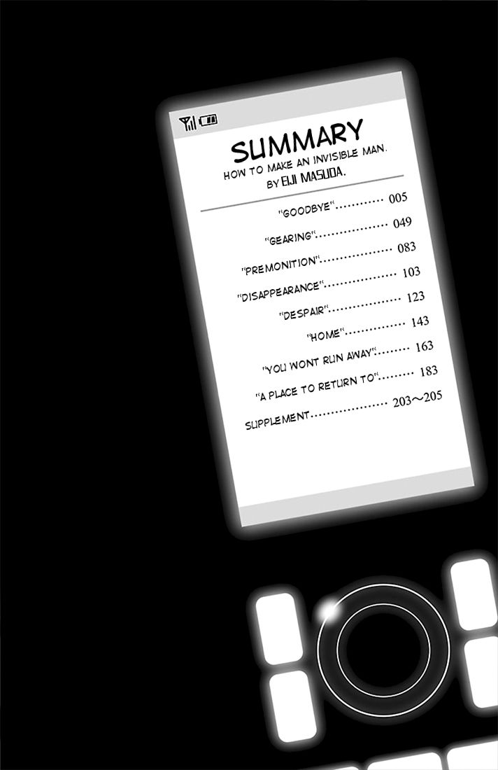 Toumei Ningen no Tsukurikata Chapter 1 page 5 - Chapter 1 : Goodbye