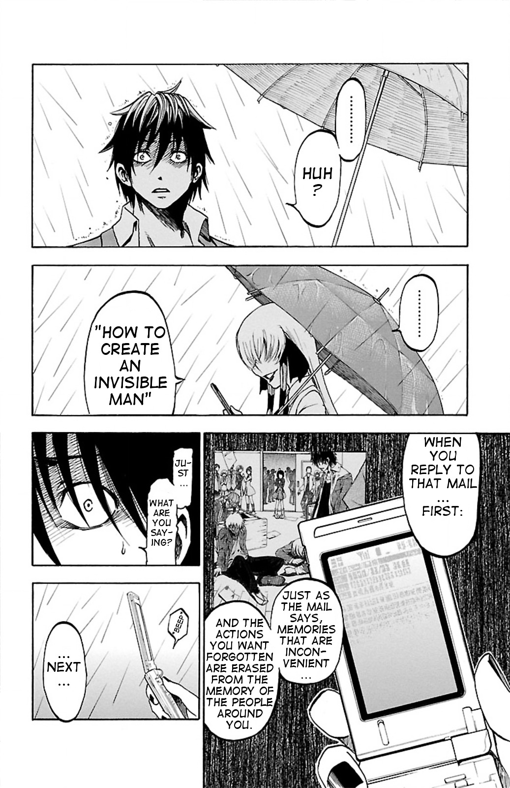 Toumei Ningen no Tsukurikata Chapter 4.2 page 6 - Chapter 4 v2 : Disappearance