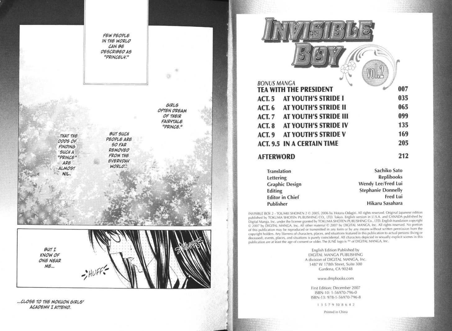 Toumei Shounen Chapter 2.1-1 page 1 - Vol.02 Chapter 1.1
