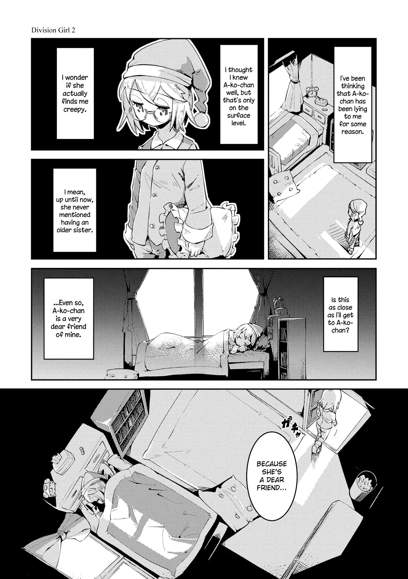 Tousaku Shoujo Shoukougun Chapter 6 page 1 - Chapter 6: Division Girl 2