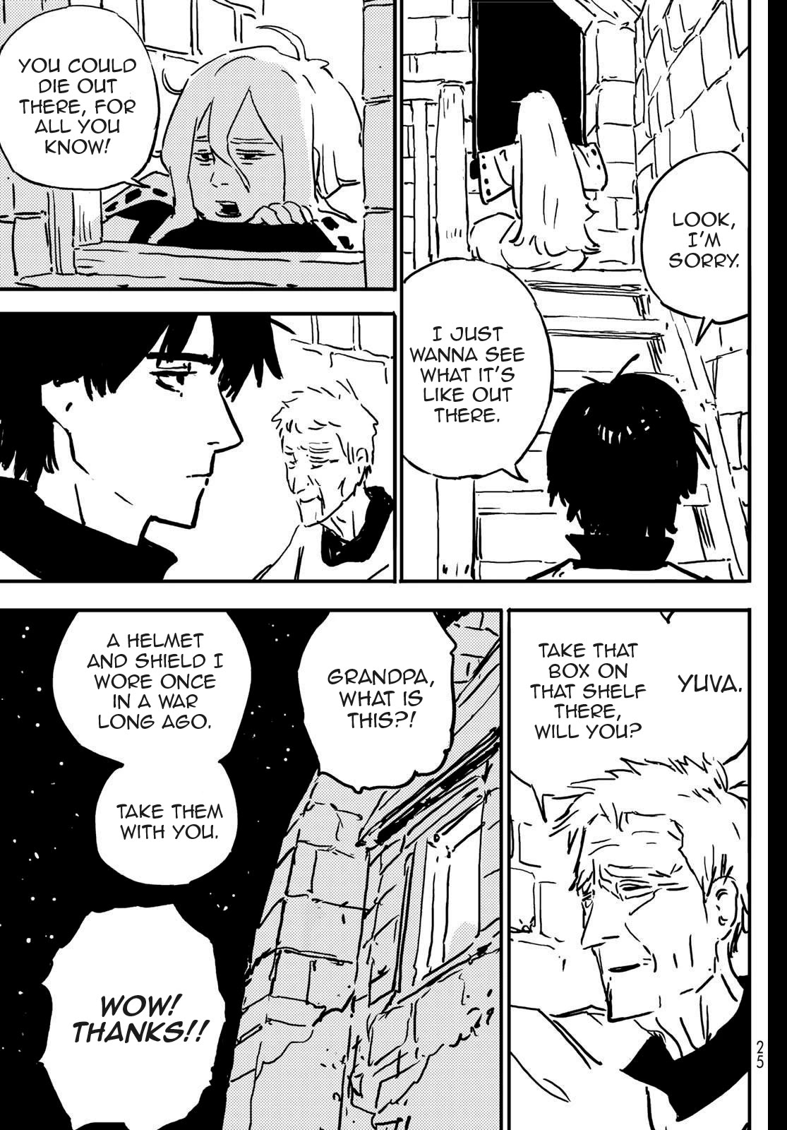 Tower Dungeon Chapter 1 page 15 - Chapter 1: Yuva, Renowed Thrower of Feed