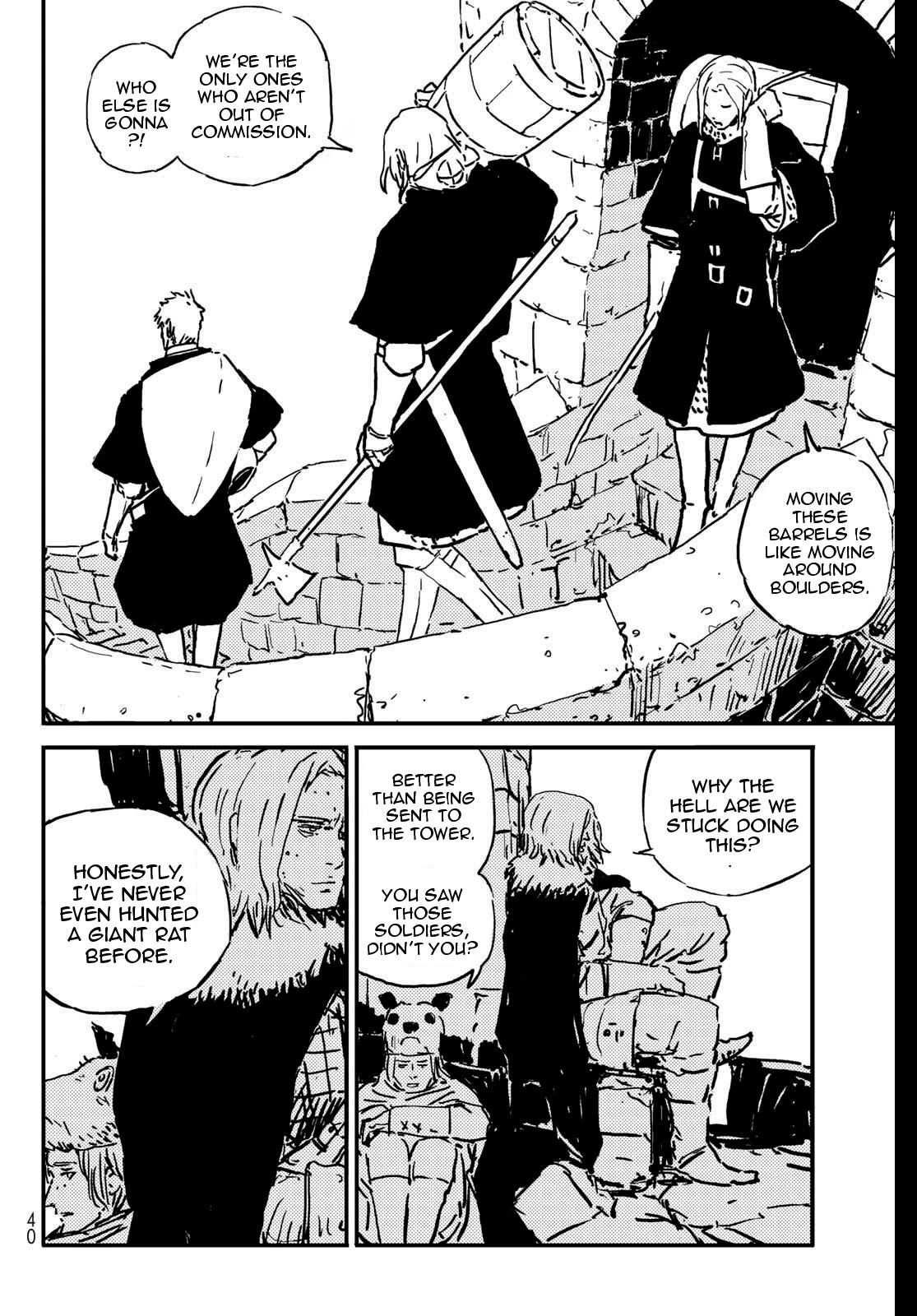 Tower Dungeon Chapter 1 page 30 - Chapter 1: Yuva, Renowed Thrower of Feed