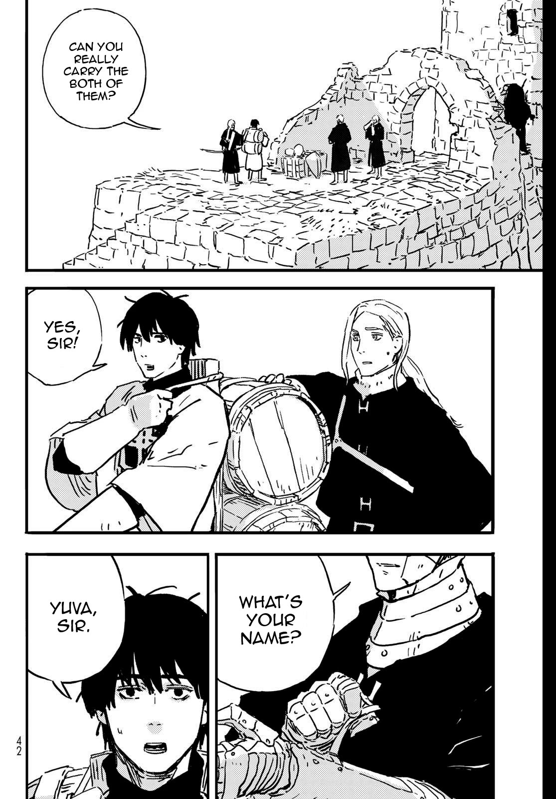 Tower Dungeon Chapter 1 page 32 - Chapter 1: Yuva, Renowed Thrower of Feed