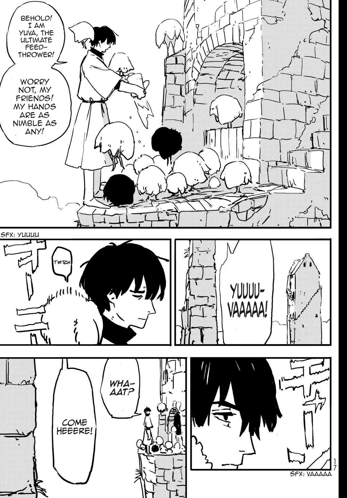 Tower Dungeon Chapter 1 page 7 - Chapter 1: Yuva, Renowed Thrower of Feed