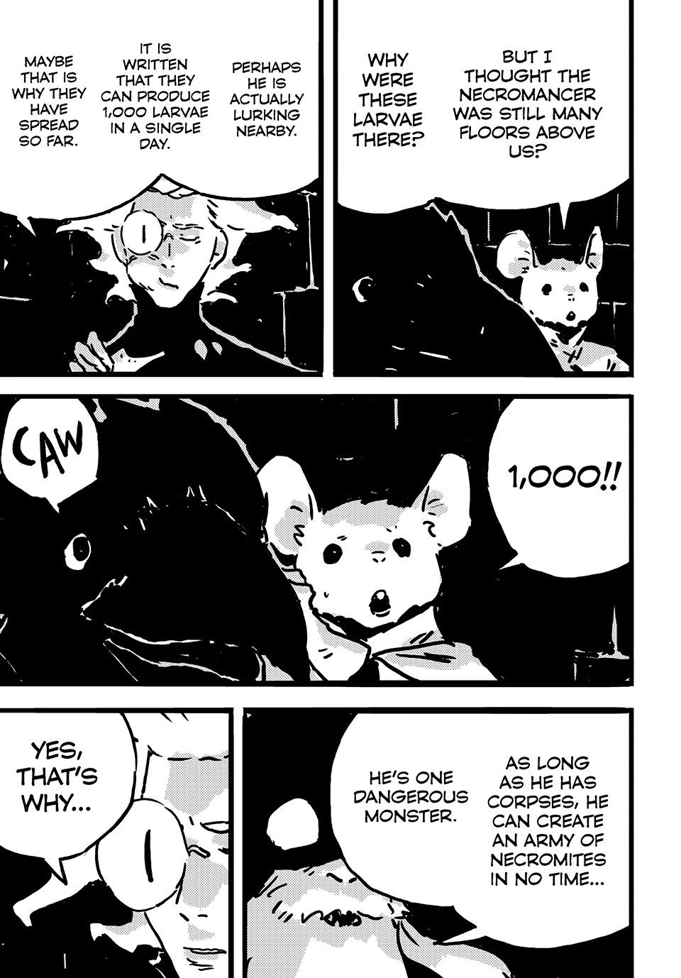 Tower Dungeon Chapter 13 page 22 - Chapter 13: SHADOWS OF THE DEAD RISE IN THE DARK