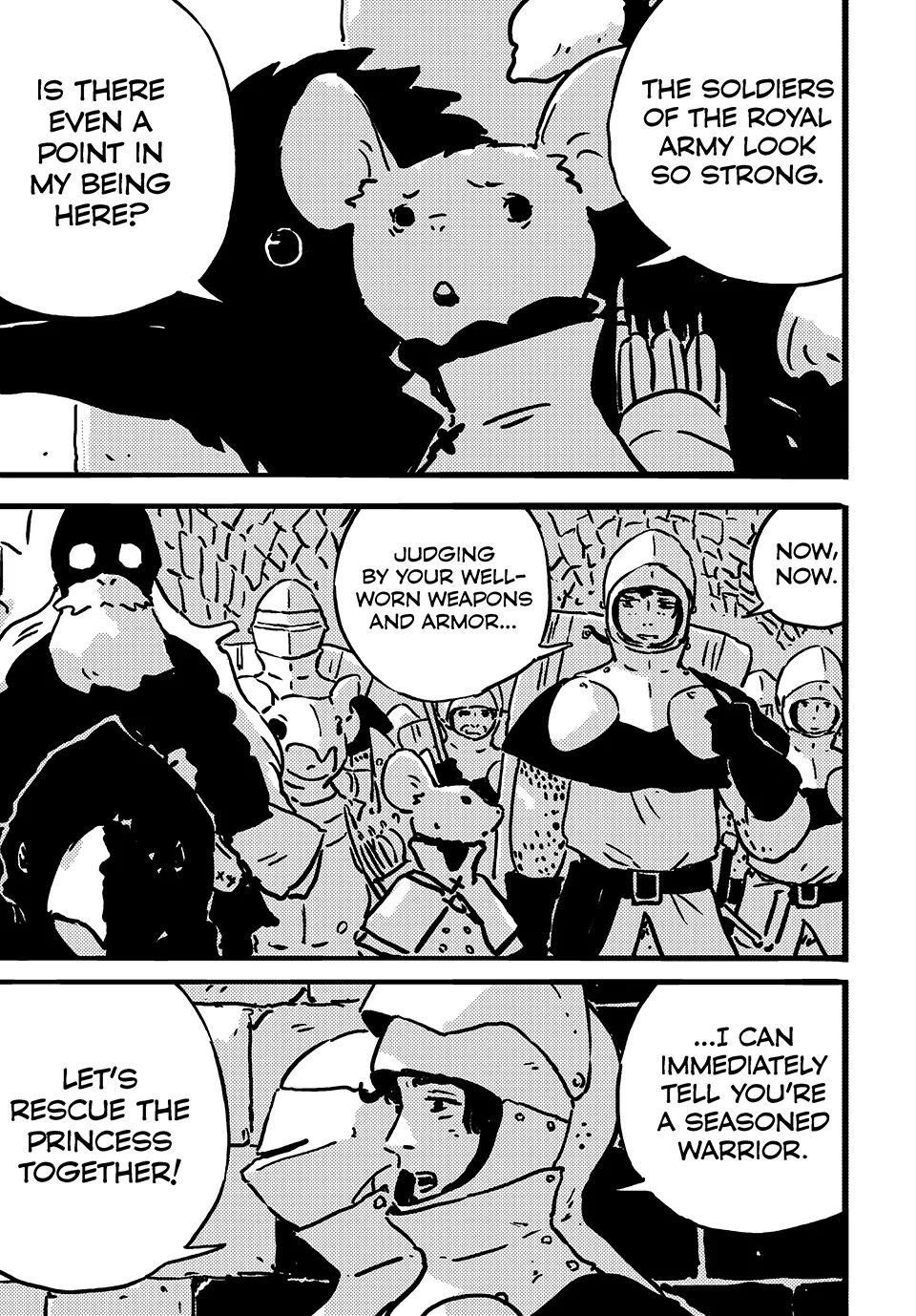 Tower Dungeon Chapter 14 page 11 - Chapter 14: A PROCESSION OF WARRIORS CHALLENGING THE DARKNESS