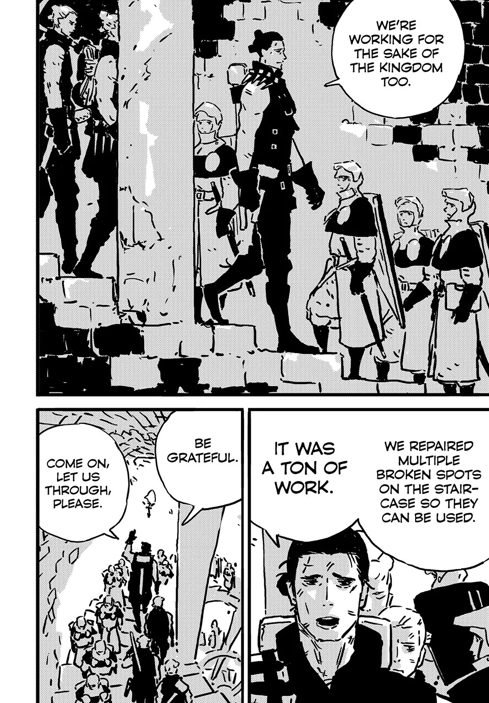 Tower Dungeon Chapter 14 page 16 - Chapter 14: A PROCESSION OF WARRIORS CHALLENGING THE DARKNESS