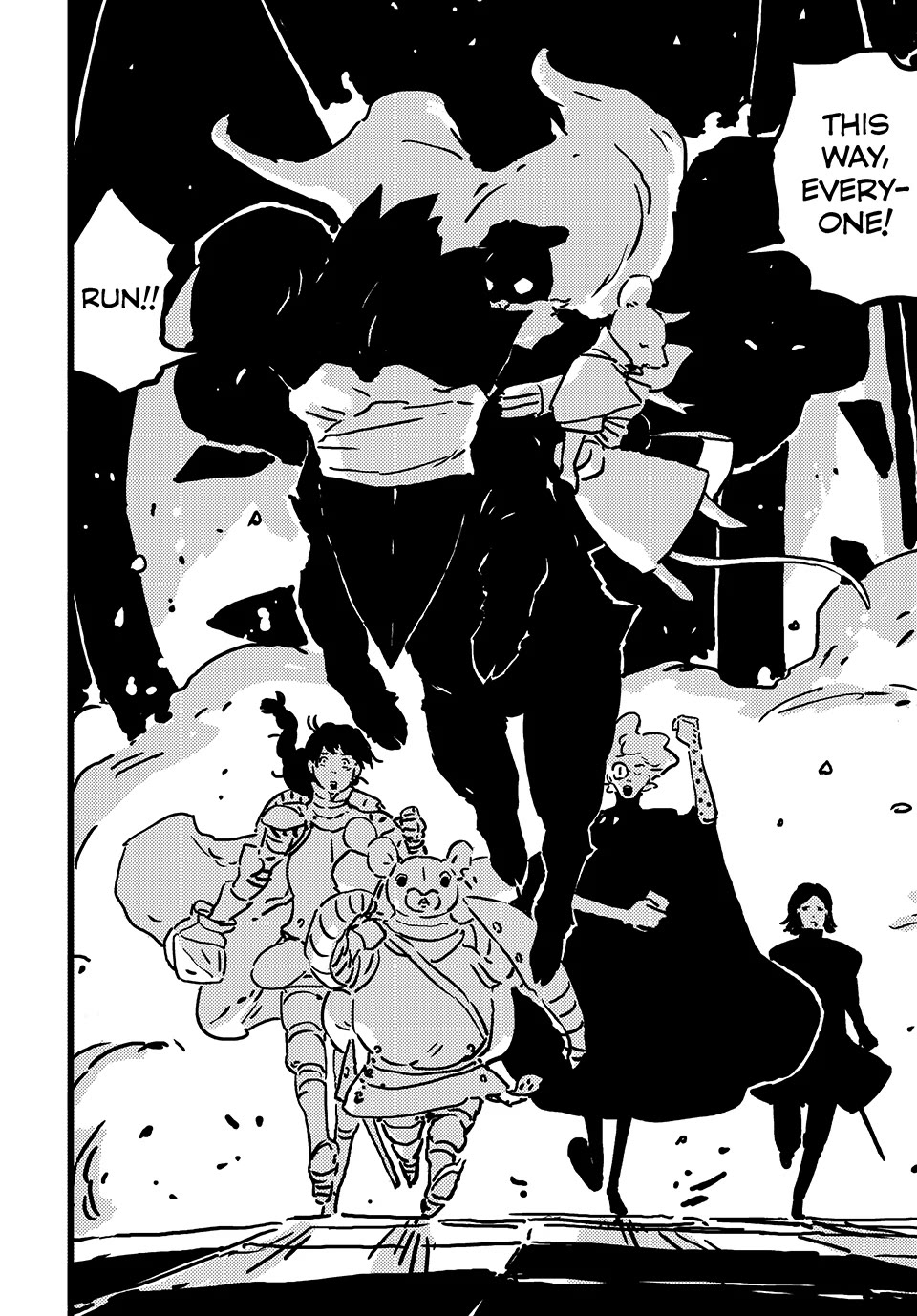 Tower Dungeon Chapter 14 page 39 - Chapter 14: A PROCESSION OF WARRIORS CHALLENGING THE DARKNESS