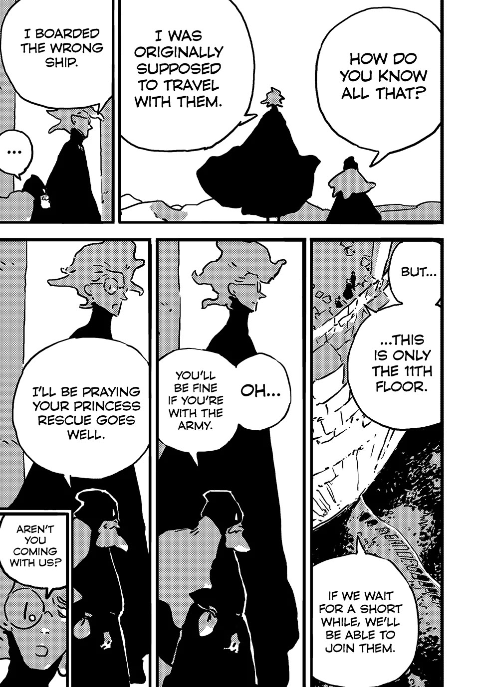 Tower Dungeon Chapter 14 page 7 - Chapter 14: A PROCESSION OF WARRIORS CHALLENGING THE DARKNESS