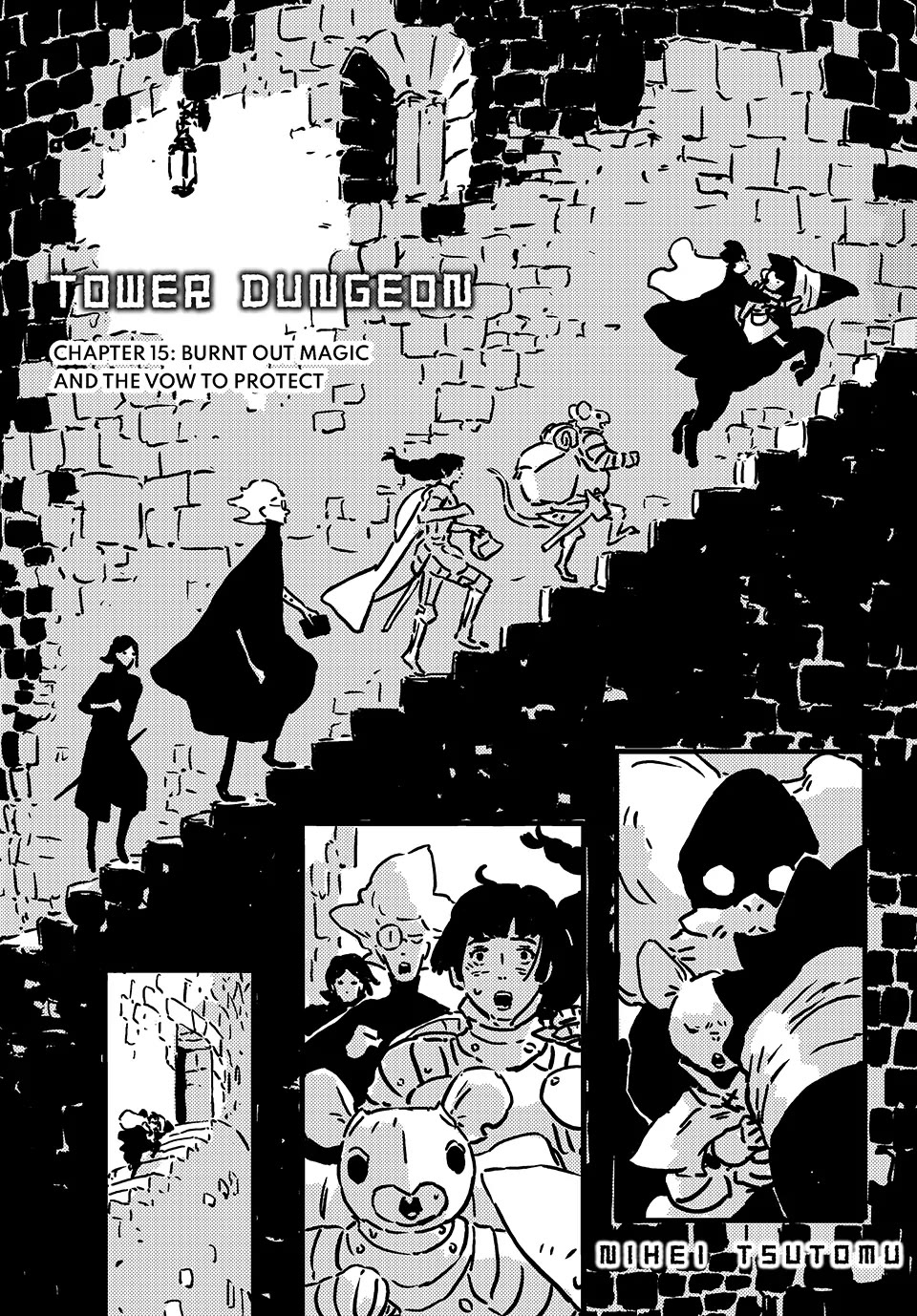 Tower Dungeon Chapter 15 page 1 - Chapter 15: BURNT OUT MAGIC AND THE VOW TO PROTECT