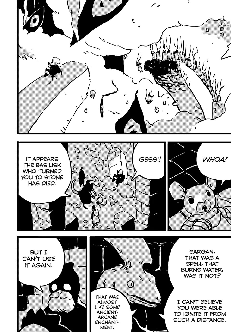 Tower Dungeon Chapter 15 page 17 - Chapter 15: BURNT OUT MAGIC AND THE VOW TO PROTECT