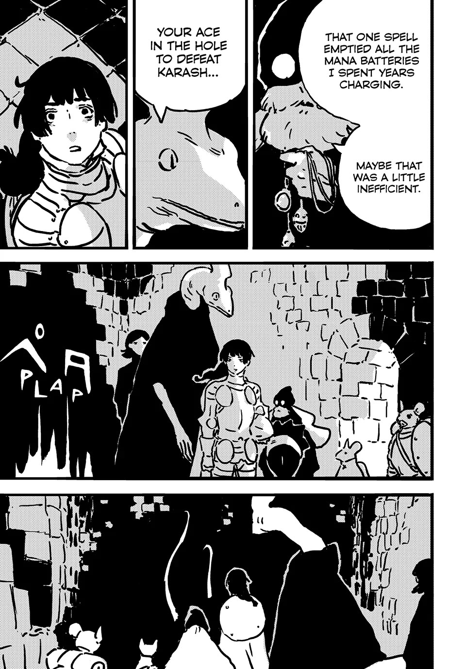 Tower Dungeon Chapter 15 page 18 - Chapter 15: BURNT OUT MAGIC AND THE VOW TO PROTECT