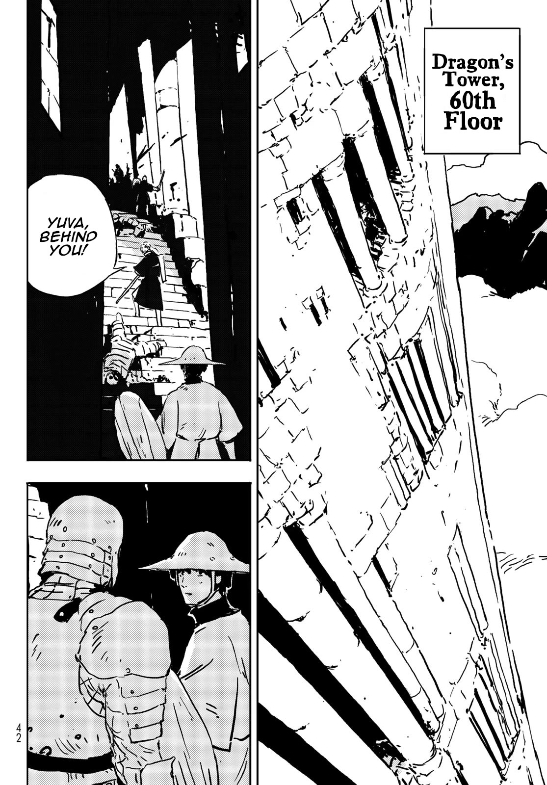 Tower Dungeon Chapter 2 page 5 - Chapter 2: The Half-A-Dragon and the Fire Mage