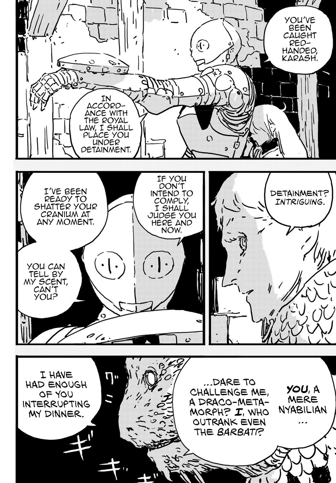 Tower Dungeon Chapter 5 page 6 - Chapter 5: Marquess Karash, Draco-Metamorph
